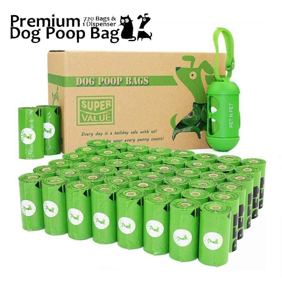 Planet Gates 200089142 Pet N Pet Biodegradable Dog Poop Bag Earth-Friendly 360/720 Counts 24/48 Rolls 15 Micron Green Cat Waste Bag