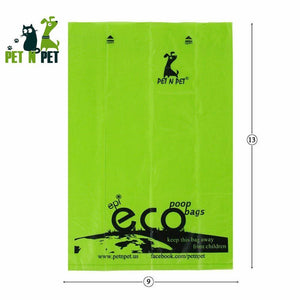 Planet Gates 200089142 Pet N Pet Biodegradable Dog Poop Bag Earth-Friendly 360/720 Counts 24/48 Rolls 15 Micron Green Cat Waste Bag