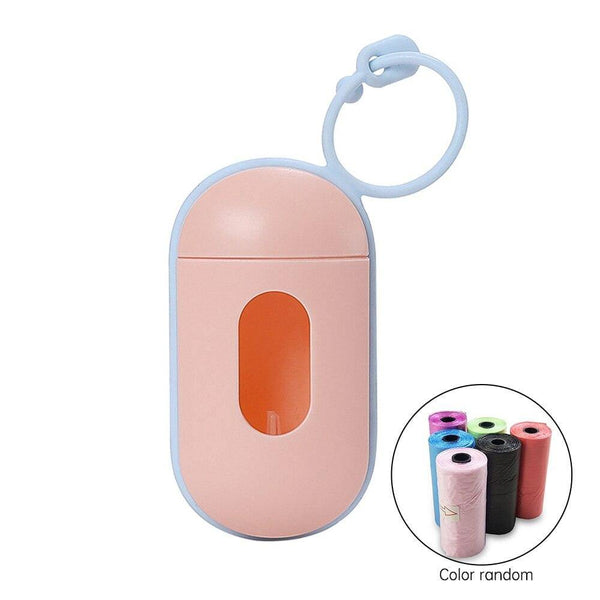 Planet Gates 200089142 pink / 15 trash bags 1 Pcs Practical Pet Dog Poop Bag Dispenser Waste Garbage Holder Dispensers + Poop Bags Set Pets Dogs Trash Cleaning Supplies