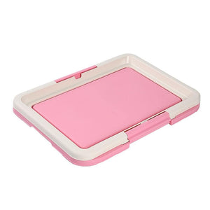 Planet Gates 200089142 Pink Portable Dog Training Toilet Potty Pet Puppy Litter Toilet Tray Pad Mat For Dogs Cats Easy To Clean Pet Product Indoor