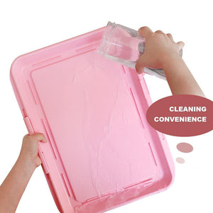 Planet Gates 200089142 Portable Dog Training Toilet Potty Pet Puppy Litter Toilet Tray Pad Mat For Dogs Cats Easy To Clean Pet Product Indoor