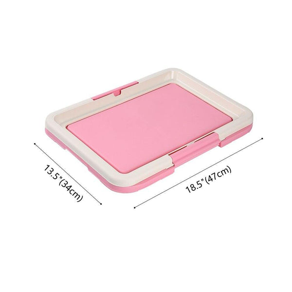 Planet Gates 200089142 Portable Dog Training Toilet Potty Pet Puppy Litter Toilet Tray Pad Mat For Dogs Cats Easy To Clean Pet Product Indoor