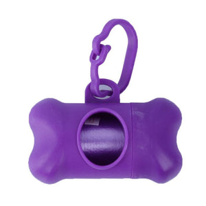 Planet Gates 200089142 Purple Fowecelt Pet Dog Poop Bag Dispenser Waste Garbage Holder Dispensers + Poop Bags Set Environmental Dog Products Cleaning Supplies