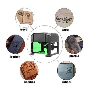 Planet Gates 2000mW USB Desktop Laser Engraving Machine DIY Logo Mark Printer Cutter CNC Laser Carving Machine Upgraded FOR WIN/Mac OS System