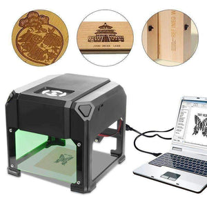 Planet Gates 2000mW USB Desktop Laser Engraving Machine DIY Logo Mark Printer Cutter CNC Laser Carving Machine Upgraded FOR WIN/Mac OS System