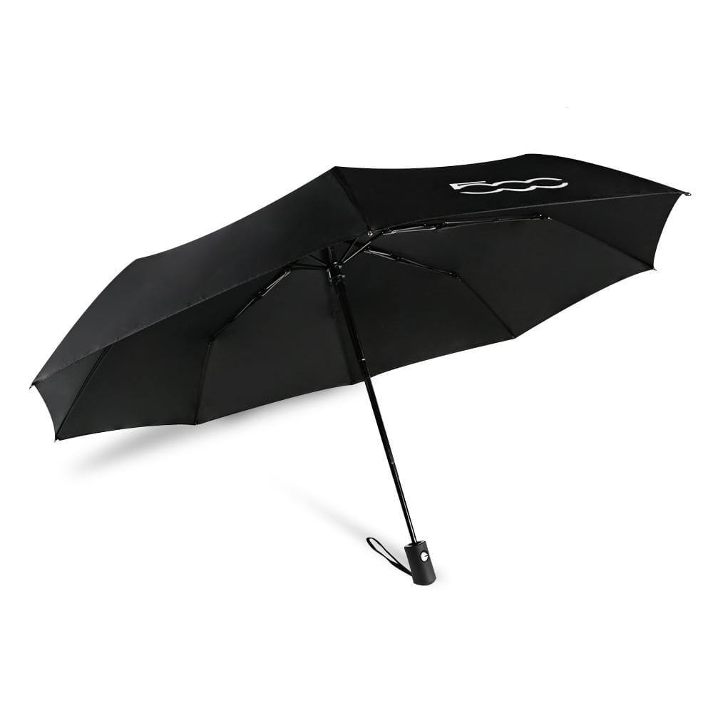 Planet Gates 200203145 Automatic Folding Windproof Umbrella For Fiat 500 Car Portable Sunshade With Car Logo Sun Beach Umbrella Auto Accessories