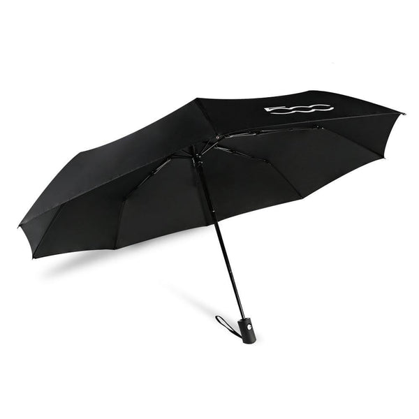 Planet Gates 200203145 Automatic Folding Windproof Umbrella For Fiat 500 Car Portable Sunshade With Car Logo Sun Beach Umbrella Auto Accessories