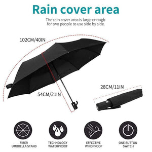 Planet Gates 200203145 Car Logo Automatic Umbrella Rain Portable For Mercedes Benz Auto Emblem Business Umbrella Men Black Bumbershoot Parasol Sunshade (Mercedes Benz)