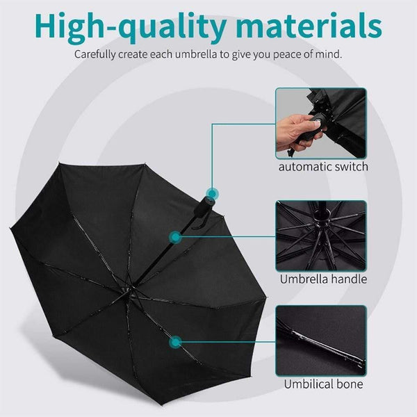 Planet Gates 200203145 Car Logo Automatic Umbrella Rain Portable For Mercedes Benz Auto Emblem Business Umbrella Men Black Bumbershoot Parasol Sunshade (Mercedes Benz)