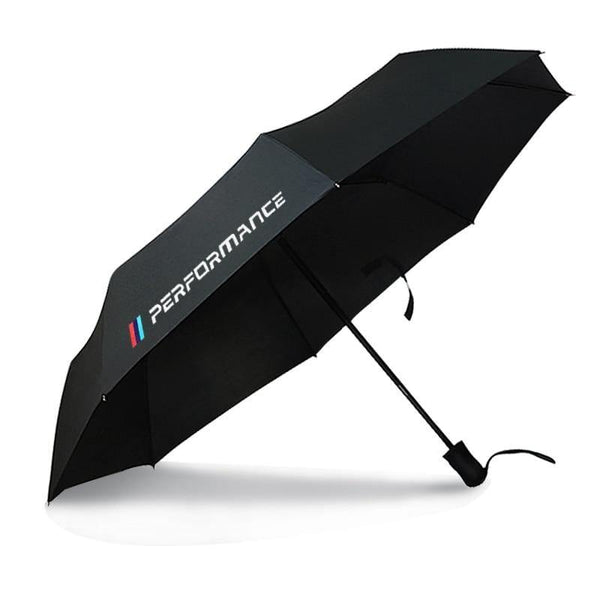 Planet Gates 200203145 Car Styling Car Portable Folding Umbrella Sunshade For BMW E46 E39 E38 E90 E60 E36  X5 X3 X6 With M/performance LOGO (Black)