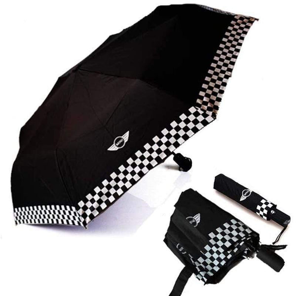 Planet Gates 200203145 Car Styling Double Layer Reverse Umbrella Windproof Sun Beach Umbrella For Mini Cooper One JCW S Countryman Accessories (Black)