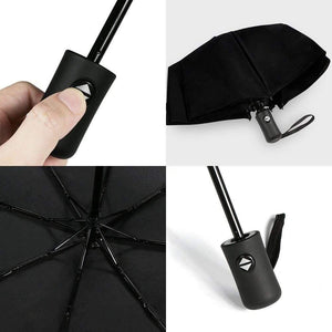 Planet Gates 200203145 Car Styling Three-fold Double Layer Umbrella Windproof Automatic Sun Beach Umbrella For Tesla Model 3 Model X S Accessories (Black)