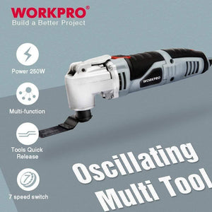 Planet Gates 200231154 Oscillating Multi-Tool Multifunction Power Tools Home Renovator Tool DIY Woodworking Tool With Accessory Kit