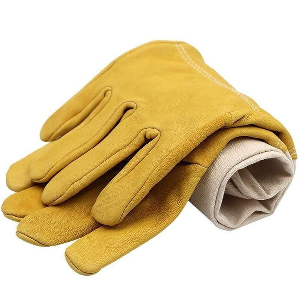 Planet Gates 200284146 1 Pair Beekeeping Gloves Protective Sleeves Breathable Yellow Mesh White Sheepskin And Cloth For Apiculture Beekeeping Gloves