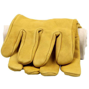 Planet Gates 200284146 1 Pair Beekeeping Gloves Protective Sleeves Breathable Yellow Mesh White Sheepskin And Cloth For Apiculture Beekeeping Gloves