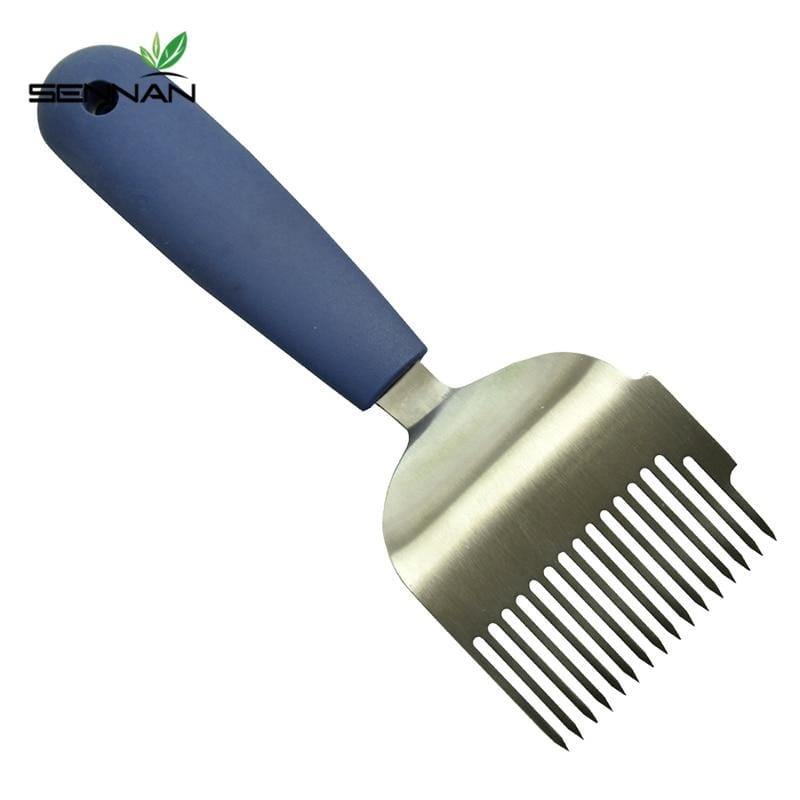 Planet Gates 200284146 1 Pcs New Design Convenience Straight Needles Uncapping Fork Bee Honey Sparse Rake Shovel Beekeeping Supplies Tools (1 Pc)