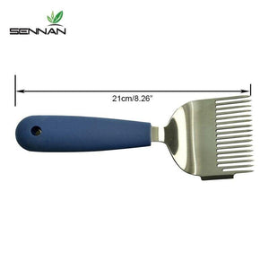 Planet Gates 200284146 1 Pcs New Design Convenience Straight Needles Uncapping Fork Bee Honey Sparse Rake Shovel Beekeeping Supplies Tools (1 Pc)