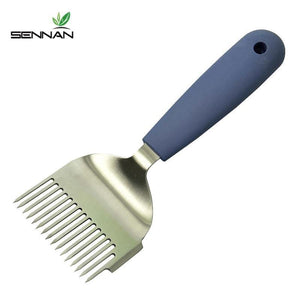 Planet Gates 200284146 1 Pcs New Design Convenience Straight Needles Uncapping Fork Bee Honey Sparse Rake Shovel Beekeeping Supplies Tools (1 Pc)