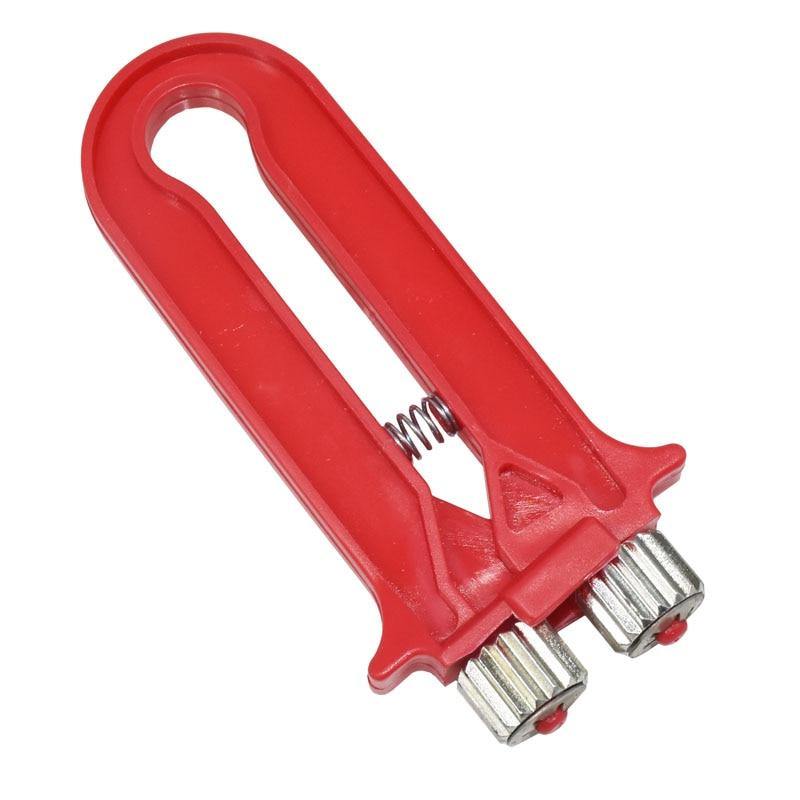 Planet Gates 200284146 1 Pieces Red Plastic Bee Wire Cable Tensioner Crimper Frame Hive Bee Tool Nest Box Tight Wire Hive Beekeeping Equipment (Red S)