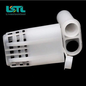 Planet Gates 200284146 10Pcs Queen Bee Cages Beekeeping Protection Queen Bee Isolation Plastic White Move Queen Bee Beekeeping Tools (White 10 Pcs)