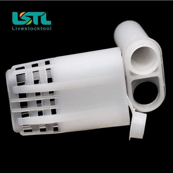 Planet Gates 200284146 10Pcs Queen Bee Cages Beekeeping Protection Queen Bee Isolation Plastic White Move Queen Bee Beekeeping Tools (White 10 Pcs)