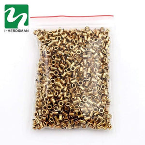 Planet Gates 200284146 1100 Pcs Beekeeping Tools Italian Bee Beehive Nest Box Threading Hole Bees Nest Box Nest Foundation Copper Eye Hive Copper Eyes