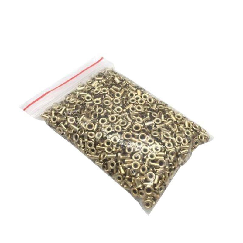 Planet Gates 200284146 1100 Pcs Italian Bee Beehive Nest Box Threading Hole Nest Box Nest Foundation Copper Eye Beekeeping Tools (Gold)