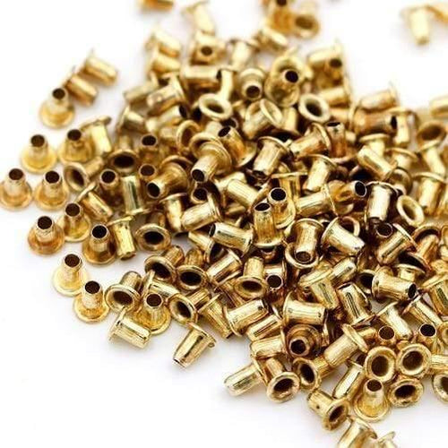 Planet Gates 200284146 1100pcs Bee Beehive Threading Hole Nest Box Apiculture Copper Eyes A Tool Of Beekeeping Protect Nest Box Nest Foudation (Gold Bee Hive)