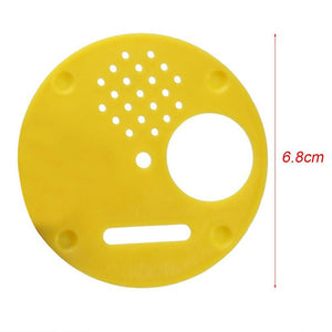 Planet Gates 200284146 12PCs Round Bee Hive Box Entrance Gate Disc Plastic Bee Nest Door Honeycomb Entrance Gate Beekeeping Tool Equipment