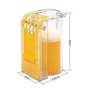 Planet Gates 200284146 1PCS Bee Queen Marking Cage Marker Catcher Plastic Catcher One Handed Marker Bottle Plunger Beekeeper Tool Beekeeping Equipments (1pcs)