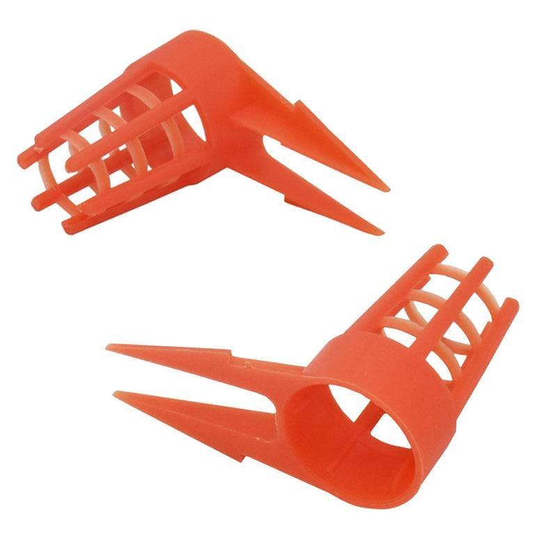 Planet Gates 200284146 20 Pcs Bee Queen Cap Protective Cell Cover Beekeeping Tools Beekeeper Equipment Plastic Cage Beekeeping Supplies (Burgundy M)