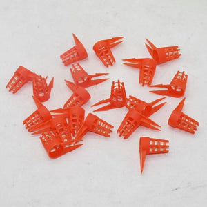 Planet Gates 200284146 20 Pcs Bee Queen Cap Protective Cell Cover Beekeeping Tools Beekeeper Equipment Plastic Cage Beekeeping Supplies (Burgundy M)