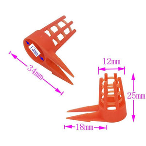 Planet Gates 200284146 20 Pcs Bee Queen Cap Protective Cell Cover Beekeeping Tools Beekeeper Equipment Plastic Cage Beekeeping Supplies (Burgundy M)