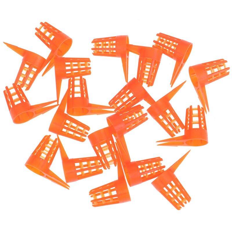 Planet Gates 200284146 20 Pcs/Set Plastic Bee Queen Cap Protective Cell Cover Beekeeping Tools Beekeeper Equipment Cage Beekeeping Supplies