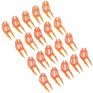 Planet Gates 200284146 20 Pcs/Set Plastic Bee Queen Cap Protective Cell Cover Beekeeping Tools Beekeeper Equipment Cage Beekeeping Supplies