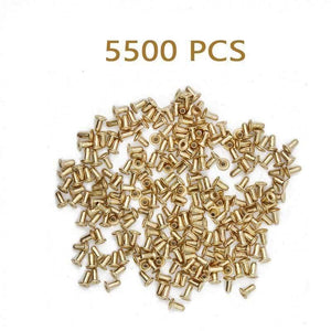 Planet Gates 200284146 5500pcs / 4.6x1.5mm 2200-12500Pcs Bee Hive Copper Eye Bees Nest Box Foundation Plating Copper Eyes Beehive Threading Hole Beekeeper Tools Equipments