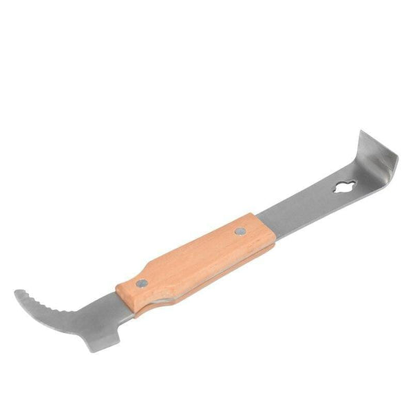 Planet Gates 200284146 BeeHive Tool Bee Scraper For Beekeeper Take Honey Knife Beekeeping Equipment Apiculture Uncapping Beekeeping Tools (Wood Handle)