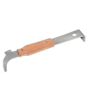 Planet Gates 200284146 BeeHive Tool Bee Scraper For Beekeeper Take Honey Knife Beekeeping Equipment Apiculture Uncapping Beekeeping Tools (Wood Handle)