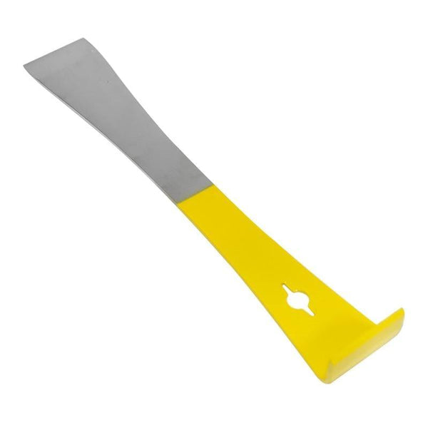 Planet Gates 200284146 Beekeeping Stainless Steel J Shape J-type Tool Curved Tail Bee Hive Hook Scraper Red Or Yellow Multifunctional Beekeeping Tool