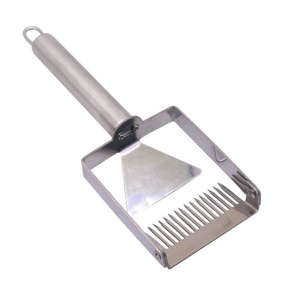 Planet Gates 200284146 CW586 Honey fork / Beekeeping spatula Beekeeping Equipment Uncapping Scraper Honey Honeycomb Scraper Wooden Handle Tool Uncapping Fork Beekeeping