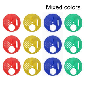 Planet Gates 200284146 mixed colors / 12PCs 12PCs Round Bee Hive Box Entrance Gate Disc Plastic Bee Nest Door Honeycomb Entrance Gate Beekeeping Tool Equipment