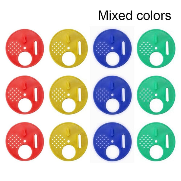 Planet Gates 200284146 mixed colors / 12PCs 12PCs Round Bee Hive Box Entrance Gate Disc Plastic Bee Nest Door Honeycomb Entrance Gate Beekeeping Tool Equipment