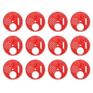 Planet Gates 200284146 Red / 12PCs 12PCs Round Bee Hive Box Entrance Gate Disc Plastic Bee Nest Door Honeycomb Entrance Gate Beekeeping Tool Equipment