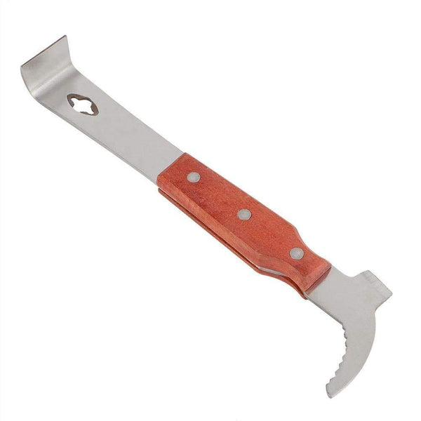 Planet Gates 200284146 Sennan Bee Tools Wholesale Multifunctional Starting Scraper Bee Knife Beekeeping Wooden Stainless Steel Cut Honey Knife