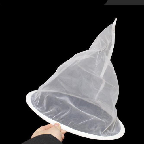 Planet Gates 200284146 Ultra-fine Funnel-shaped Honey Strainer Net Impurity Filter Cloth For Beekeeping Special Tools Garden Supplies Apiculture (White L)