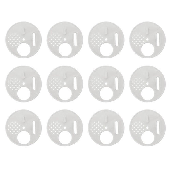 Planet Gates 200284146 White / 12PCs 12PCs Round Bee Hive Box Entrance Gate Disc Plastic Bee Nest Door Honeycomb Entrance Gate Beekeeping Tool Equipment