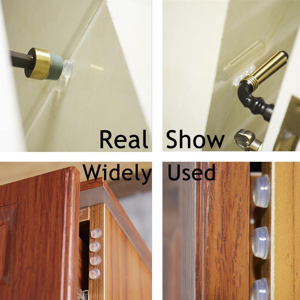 Planet Gates 200292143 Silicon Rubber Furniture Pads Kitchen Cabinet Door Pad Self-Adhesive Bumper Stop Damper Cushion Protective Pad Hardware