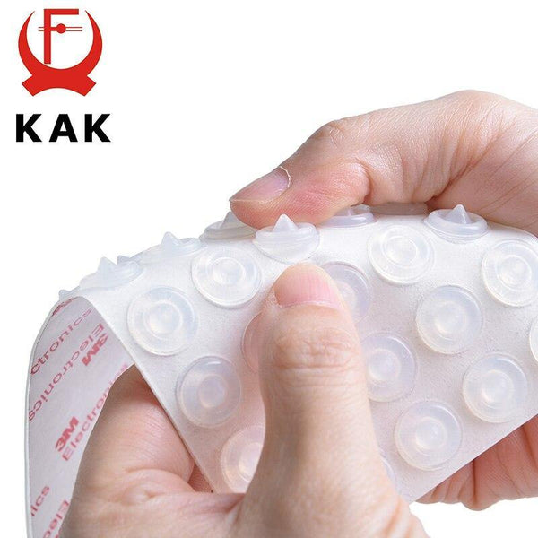Planet Gates 200292143 Silicon Rubber Furniture Pads Kitchen Cabinet Door Pad Self-Adhesive Bumper Stop Damper Cushion Protective Pad Hardware