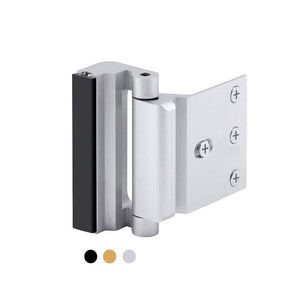 Planet Gates 200292145 1PC Silver Home Security Door Lock Childproof Door Reinforcement Lock With 3" Stop Withstand 800 Lbs Upgrade Lock Defender Hardware