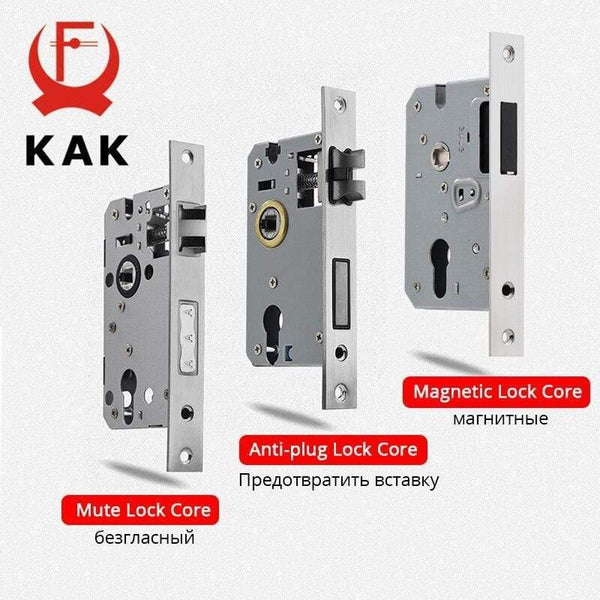 Planet Gates 200292145 American Black Mute Bedroom Door Lock With Keys Security Entrance Door Handle Lock Anti-theft Interior Door Knobs Lock